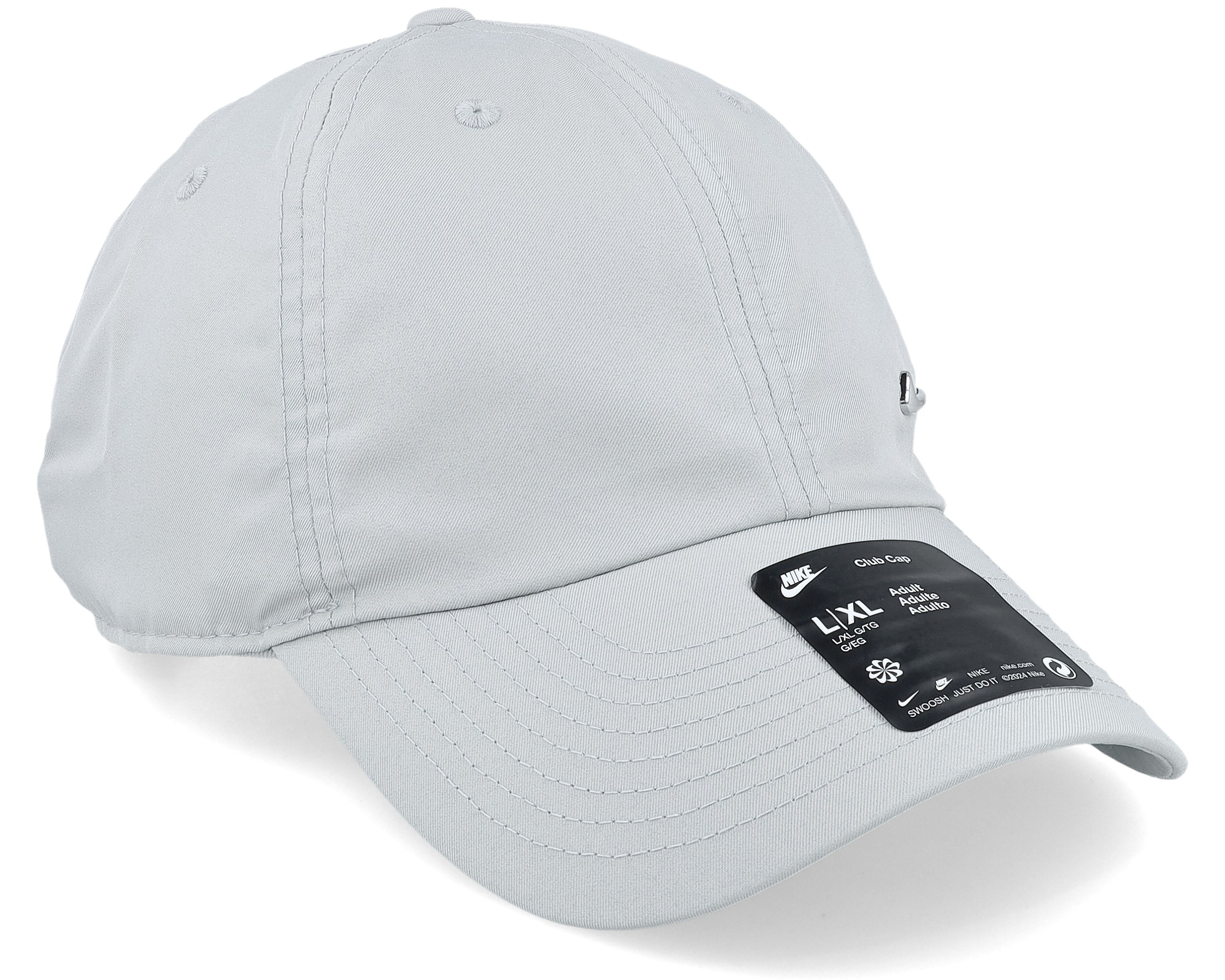 Dri-fit Club Light Smoke Grey/Met Silver Dad Cap