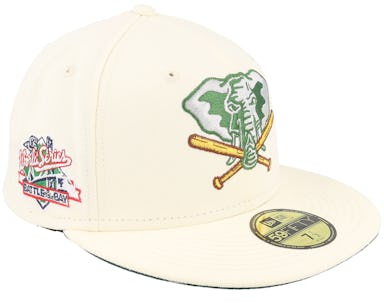 New Era MLB Oakland Athletics Authentic Collection EMEA 59Fifty Fitted Cap  Green - DARK GREEN