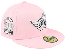 Los Angeles Angels Candyland 59FIFTY Pink/Chrome Fitted - New Era