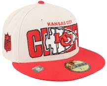 Kansas City Chiefs NFL 23 Draft 59FIFTY Stone/Red Fitted - New Era