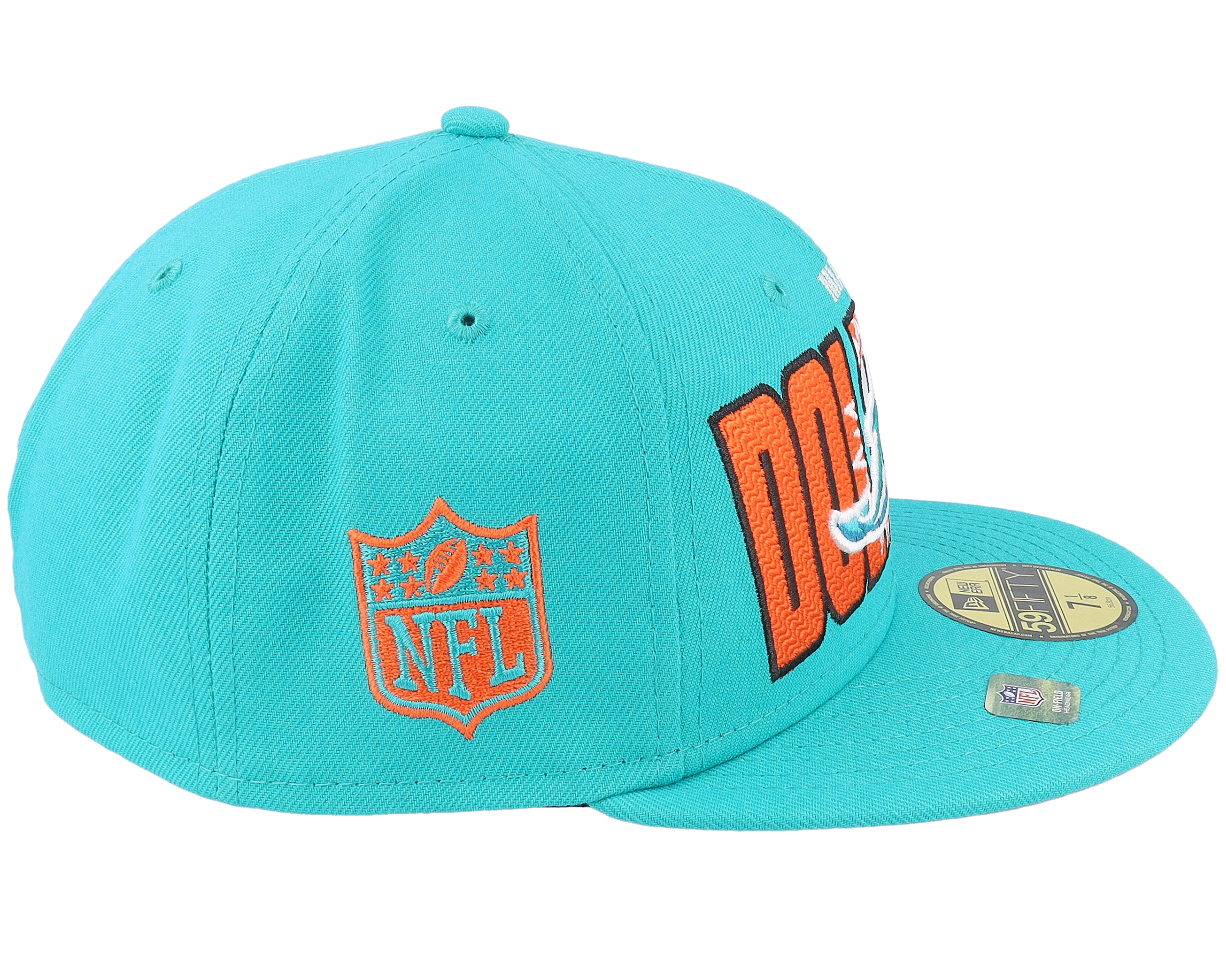 Miami Dolphins NFL 23 Draft 59FIFTY Teal Fitted