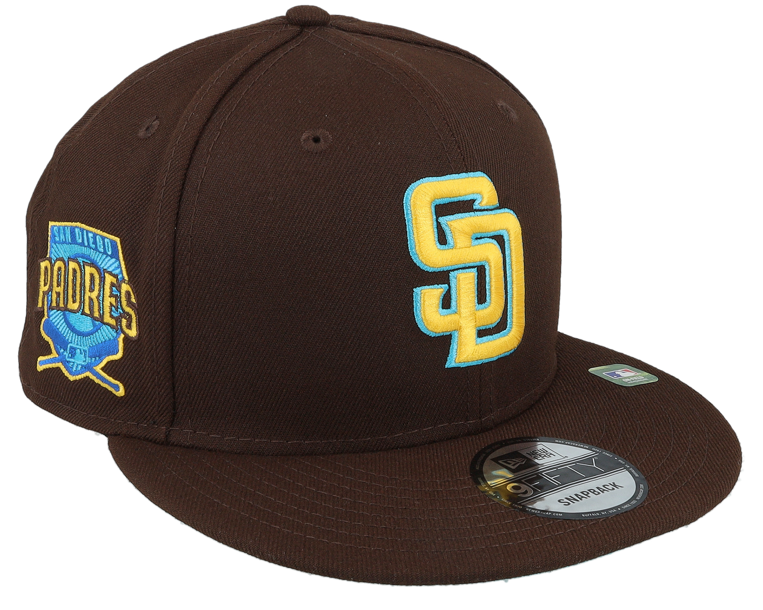 New Era 59Fifty San Diego Padres Local Dark Brown Fitted Hat