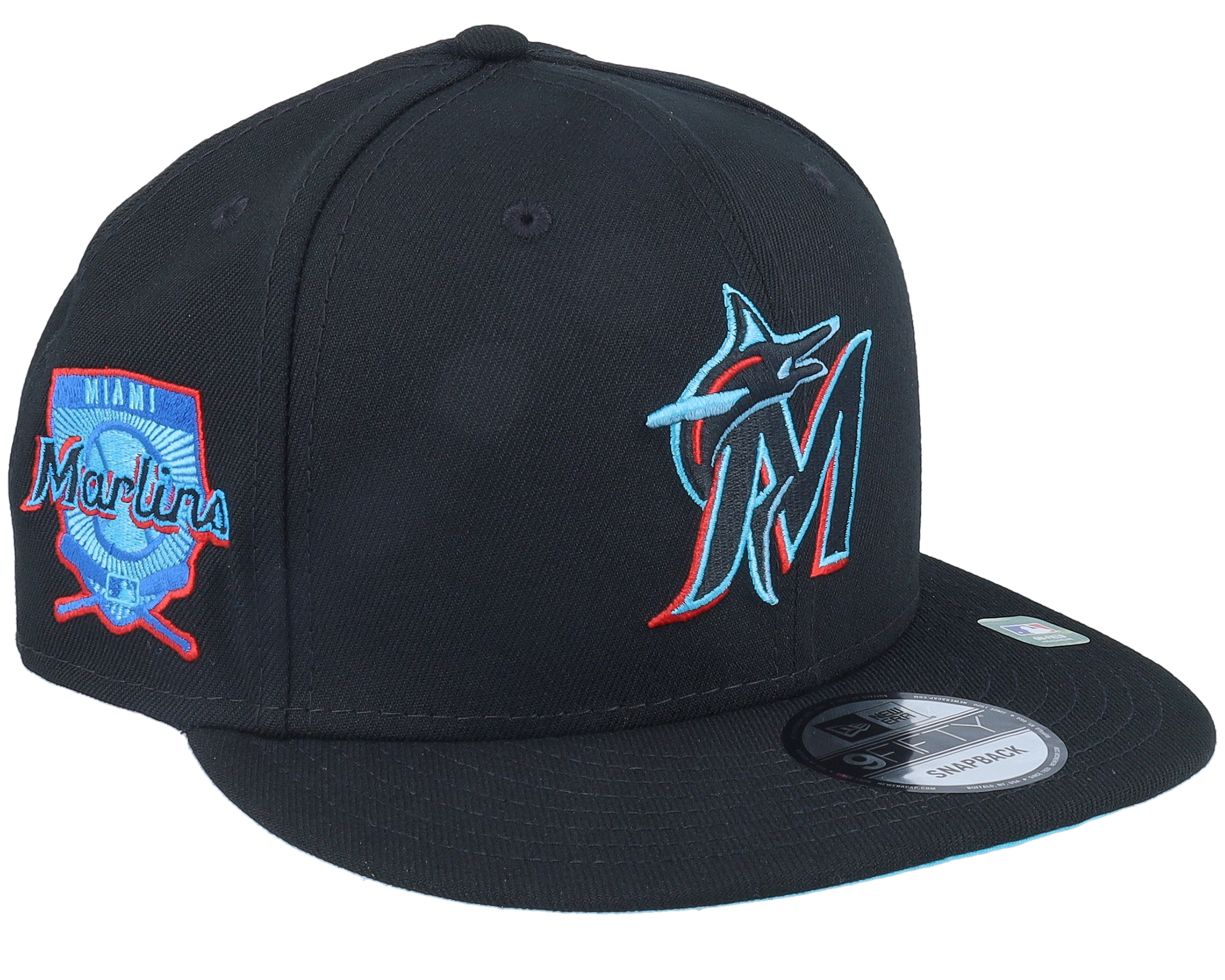 Miami Marlins 9FIFTY Fathers Day 23 Black Snapback