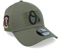 Baltimore Orioles 39Thirty MLB Armed Forces Olive Flexfit - New Era