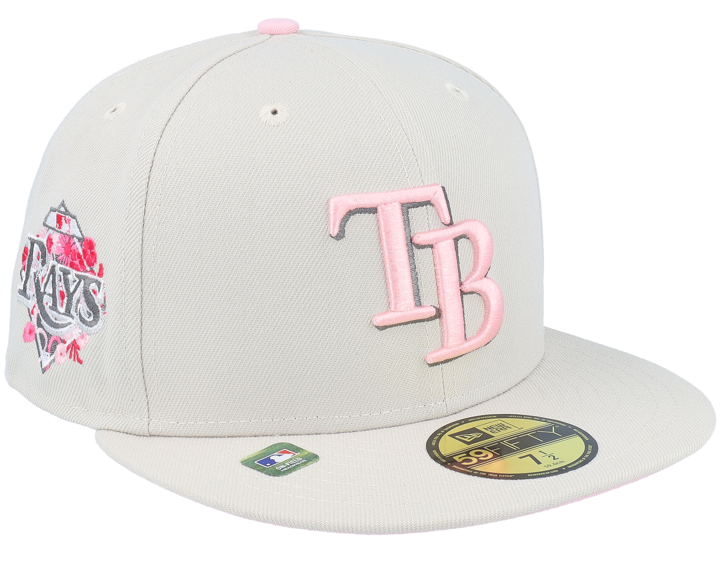 Tampa Bay Rays 59FIFTY Mothers Day 23 Beige/Pink Fitted - New Era cap