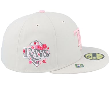 New Era - MLB Beige fitted Cap - Tampa Bay Rays 59FIFTY Mothers Day 23 Beige/Pink Fitted @ Hatstore