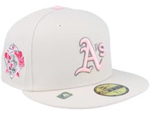 Oakland Athletics 59FIFTY Mothers Day 23 Beige/Pink Fitted - New Era
