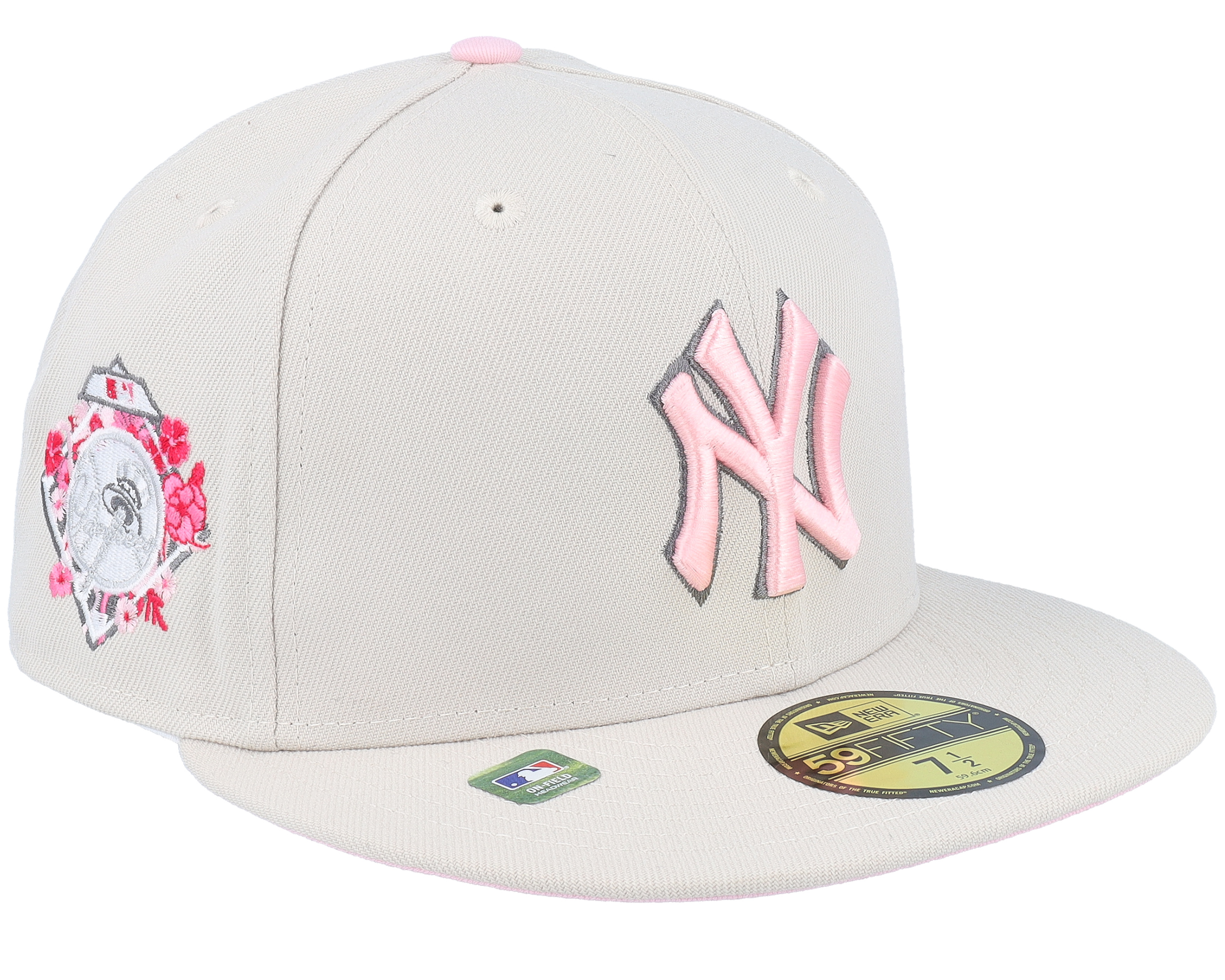 New York Yankees 59FIFTY Mothers Day 23 Beige/Pink Fitted - New Era cap