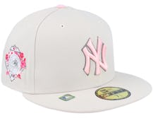 New York Yankees 59FIFTY Mothers Day 23 Beige/Pink Fitted - New Era