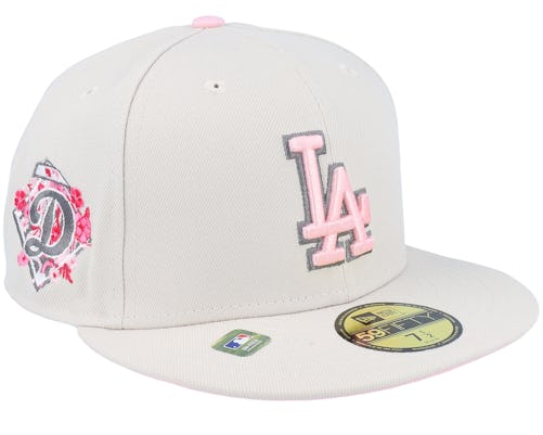 Los Angeles Dodgers 59FIFTY Mothers Day 23 Beige/Pink Fitted - New