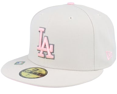 Los Angeles Dodgers 59FIFTY Mothers Day 23 Beige/Pink Fitted - New Era cap