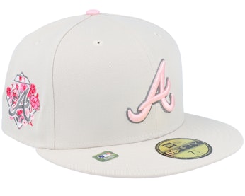 Atlanta Braves 59FIFTY Mothers Day 23 Beige/Pink Fitted