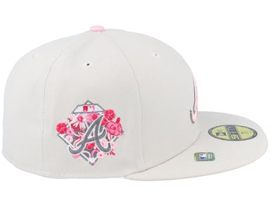 Atlanta Braves 59FIFTY Mothers Day 23 Beige/Pink Fitted - New Era cap