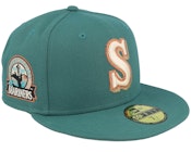 Seattle Mariners Promenade 59FIFTY Pin Green Fitted