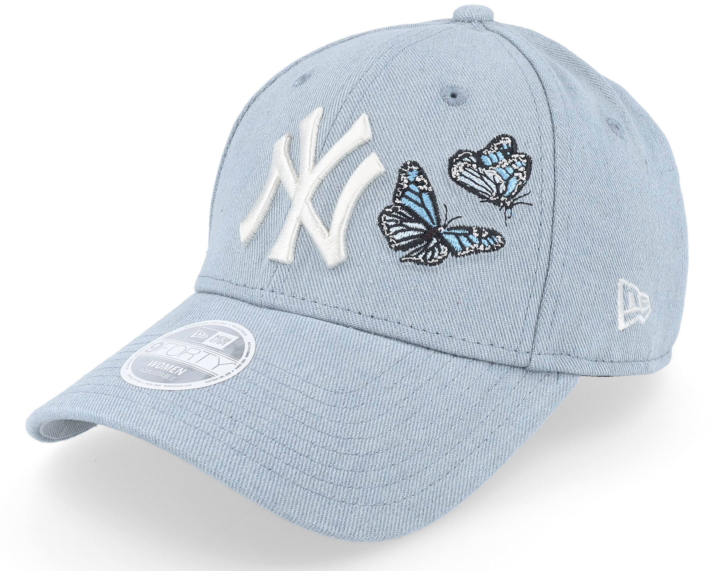 Women Butterfly New York Yankees Adjustable 9Forty Denim