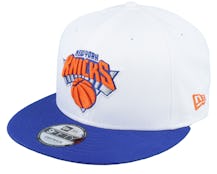 New York Knicks White Crown Team 9FIFTY White/Royal Snapback - New Era