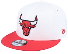 Chicago Bulls Crown Team 9FIFTY White/Red Snapback - New Era
