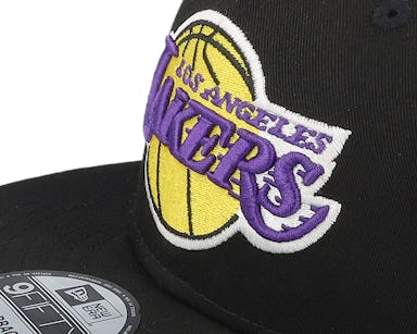 NEW ERA LA Lakers Team Side Patch Black 9FIFTY Snapback Cap – LUX