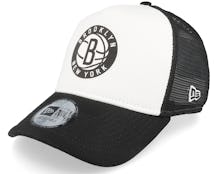 Brooklyn Nets Team Colour White/Black Trucker - New Era