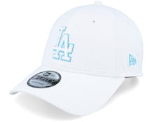 Los Angeles Dodgers Neon Outline 9FORTY White Adjustable - New Era