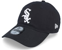 Chicago White Sox League Essential 9TWENTY Black/White Dad Cap - New Era