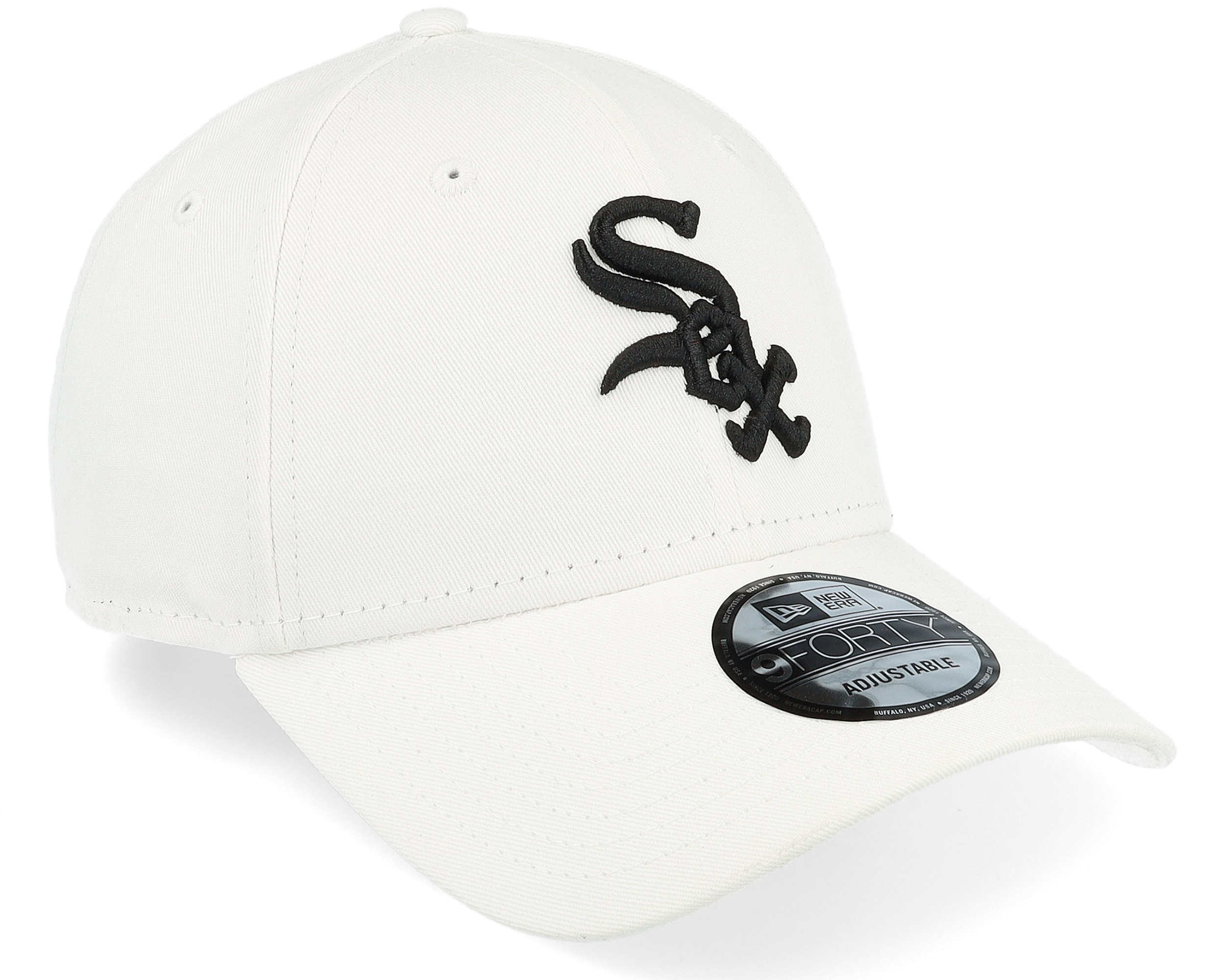 Chicago White Sox League Essential 9FORTY White/Black Adjustable