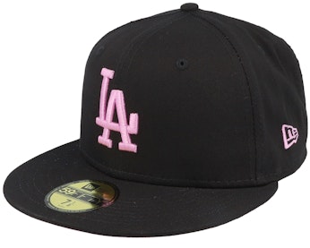 Los Angeles Dodgers League Essential 59FIFTY Black/Pink Fitted