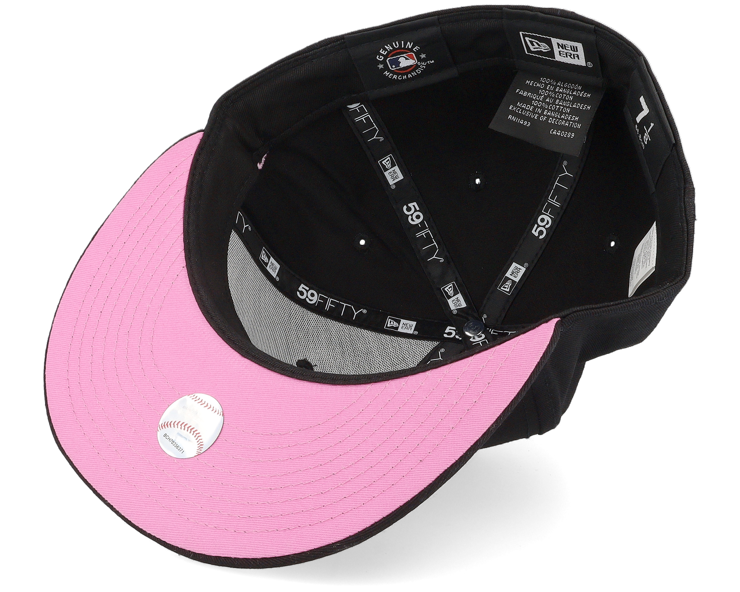 Los Angeles Dodgers League Essential 59FIFTY Black/Pink