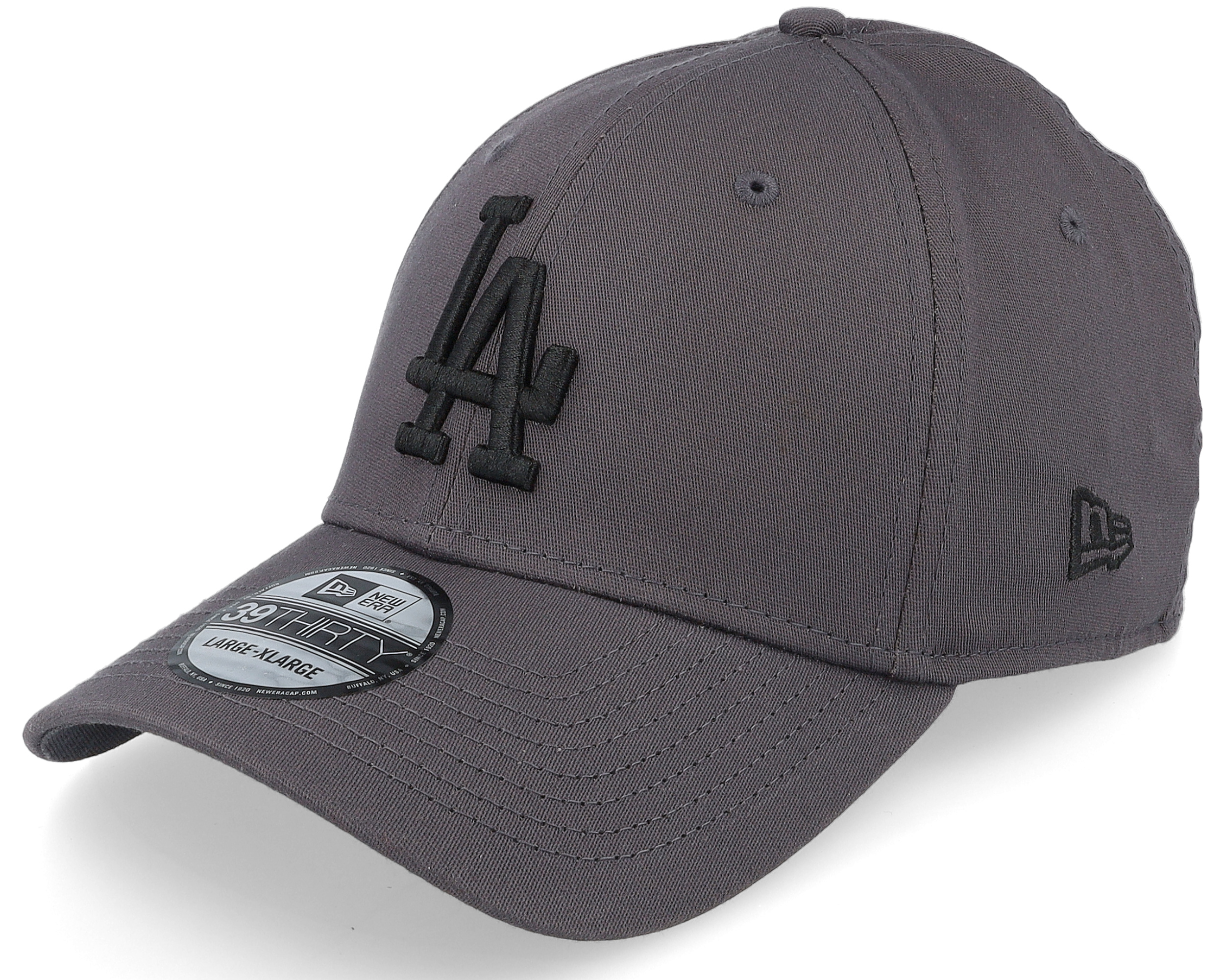 Los Angeles Dodgers New Era 3930 League Essential All Black