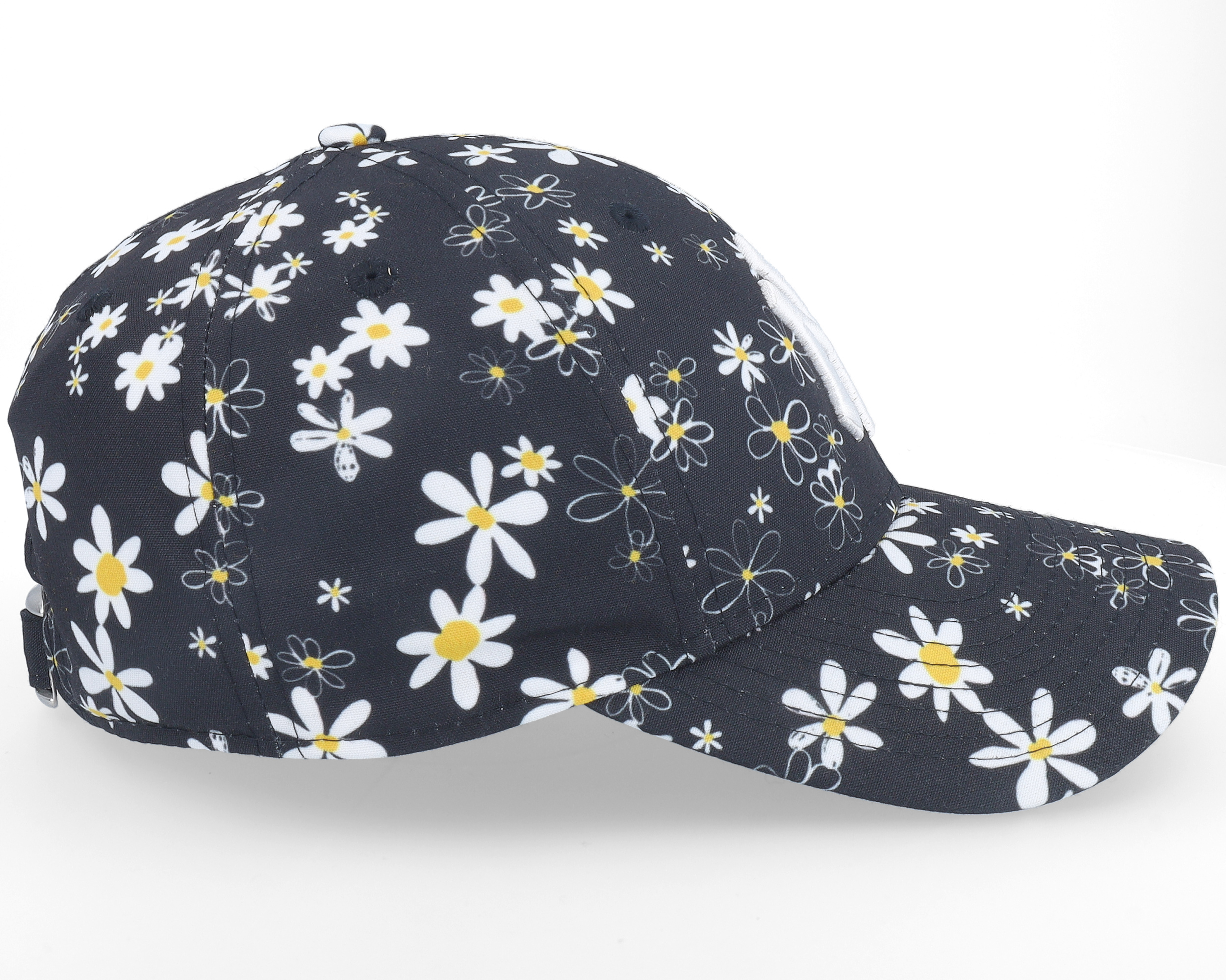 ★人気★【New era】★MLB NEWYORK YANKEES DAISY ALL OVE.R★ Kids New York Yankees All Over Print Daisy 9FORTY Black