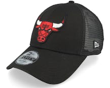 Chicago Bulls Home Field 9FORTY Black Trucker - New Era