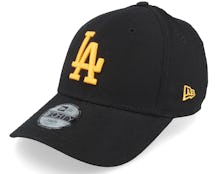 Kids Los Angeles Dodgers Lge Essential 9FORTY Black/Yellow Adjustable - New Era