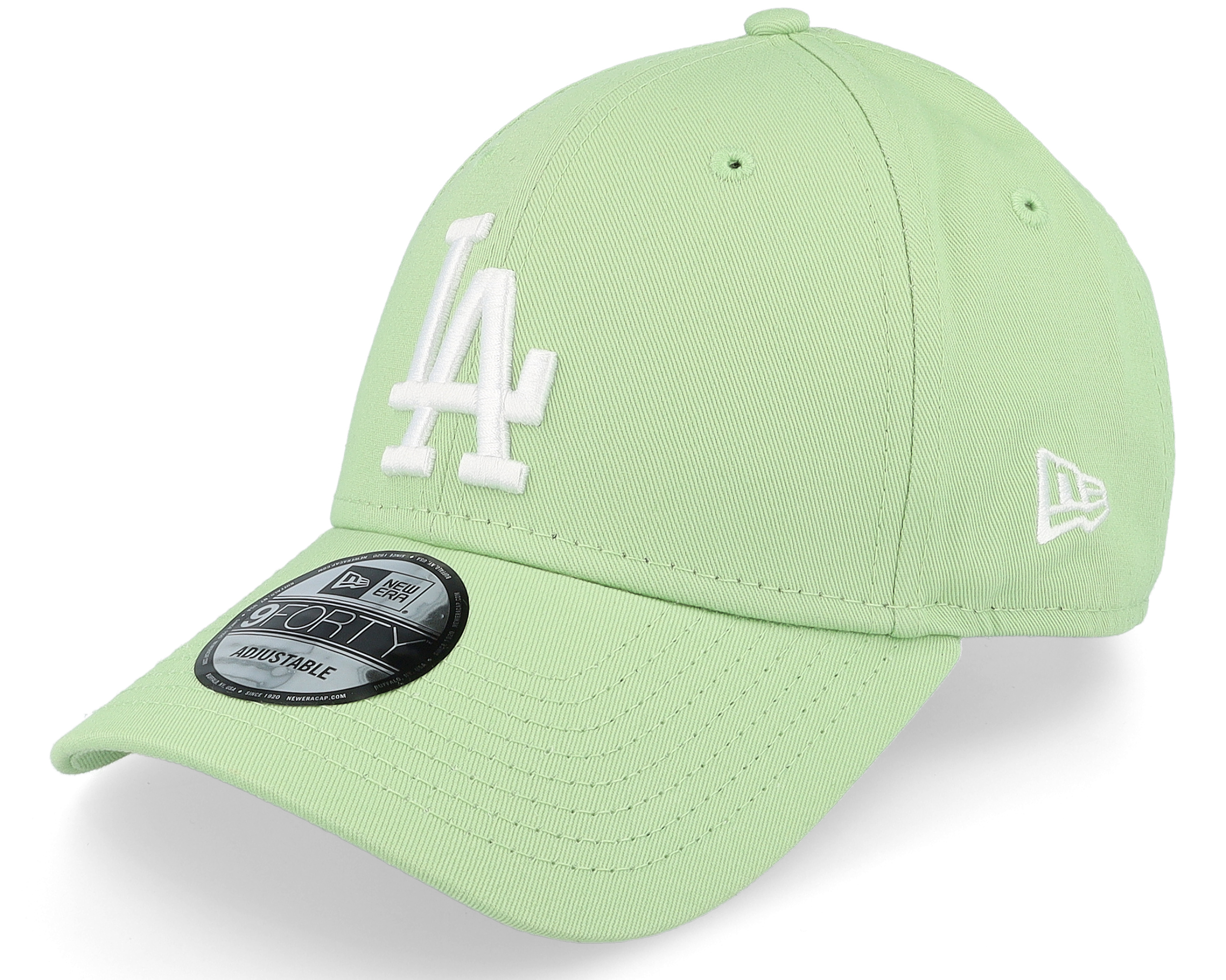Los Angeles Dodgers League Essential 9FORTY Green/White Adjustable - New Era