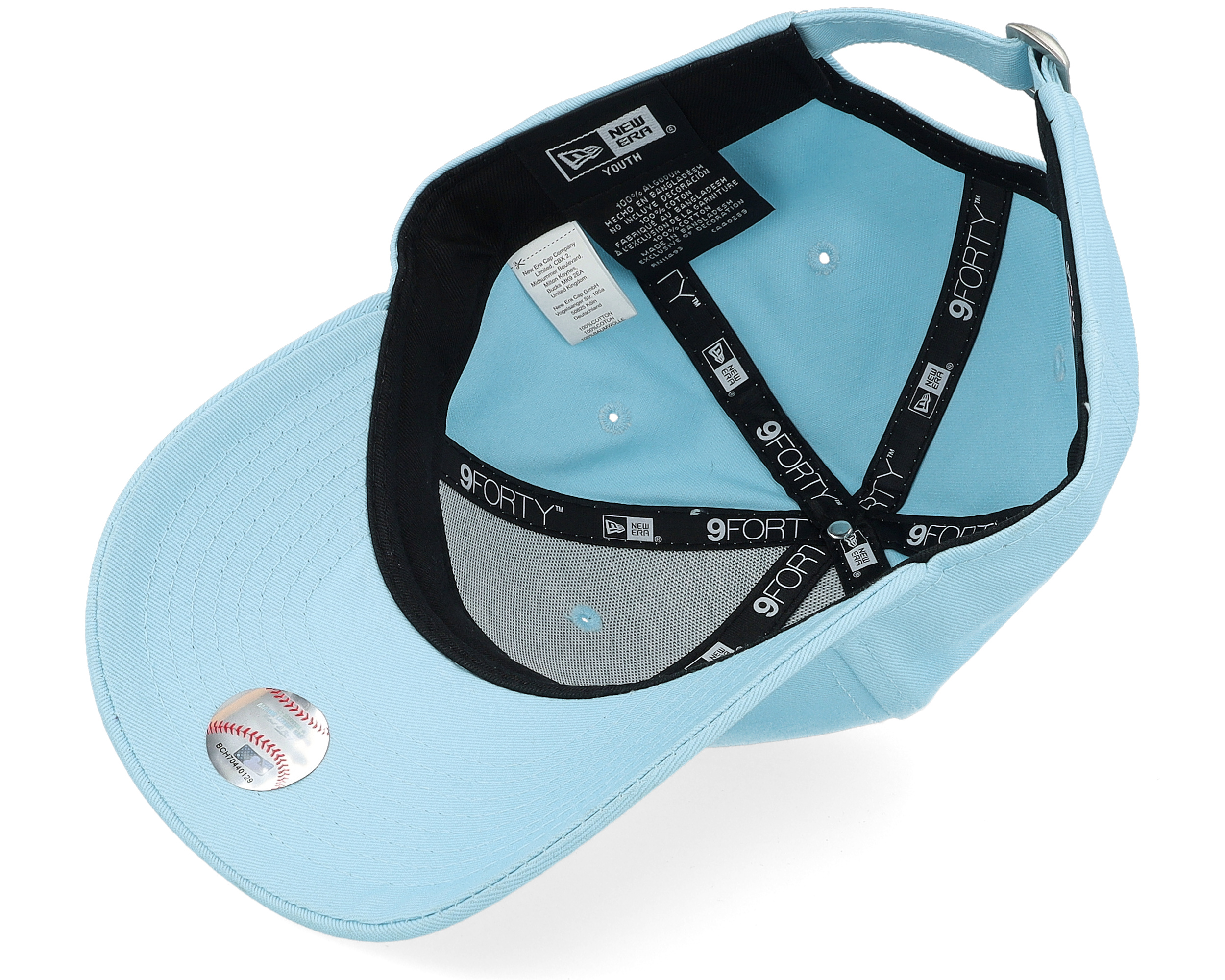 Kids New York Yankees League Essential 9FORTY Light Blue/White