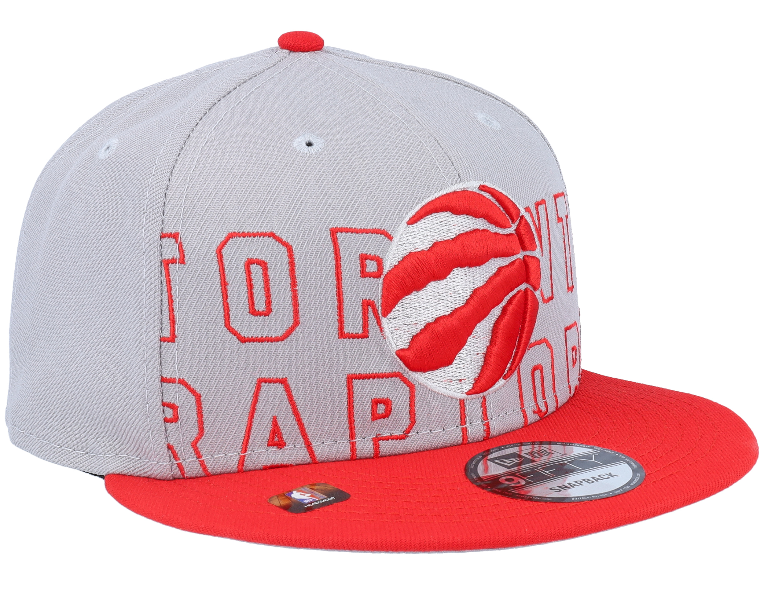 Toronto Raptors 2023 NBA Draft 9FIFTY Grey/Red Snapback Hatstore