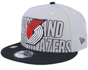 Portland Trail Blazers 2023 NBA Draft 9FIFTY Grey/Black Snapback