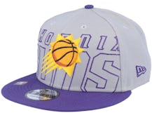 Phoenix Suns 2023 NBA Draft 9FIFTY Grey/Purple Snapback - New Era