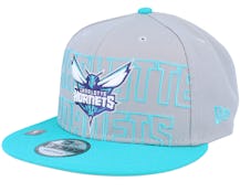 Charlotte Hornets 2023 NBA Draft 9FIFTY Grey/Teal Snapback - New Era