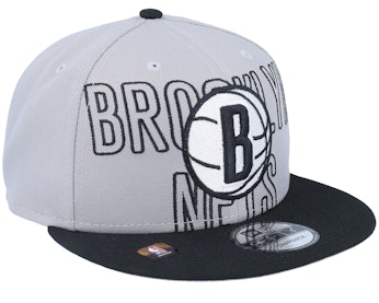 Brooklyn Nets 2023 NBA Draft 9FIFTY Grey/Black Snapback Hatstore