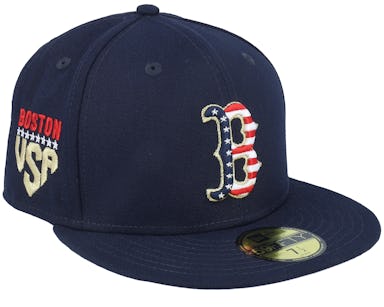 New Era - MLB Blue fitted Cap - Boston Red Sox Authentic On-Field 59Fifty Navy Fitted @ Hatstore