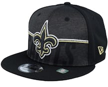 New Orleans Saints 9FIFTY NFL Training 23 Black Snapback - New Era