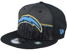 Los Angeles Chargers 9FIFTY NFL Training 23 Black Snapback - New Era