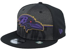 Baltimore Ravens 9FIFTY NFL Training 23 Black Snapback - New Era