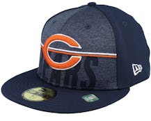 Chicago Bears 59FIFTY NFL Training 23 Navy Fitted - New Era