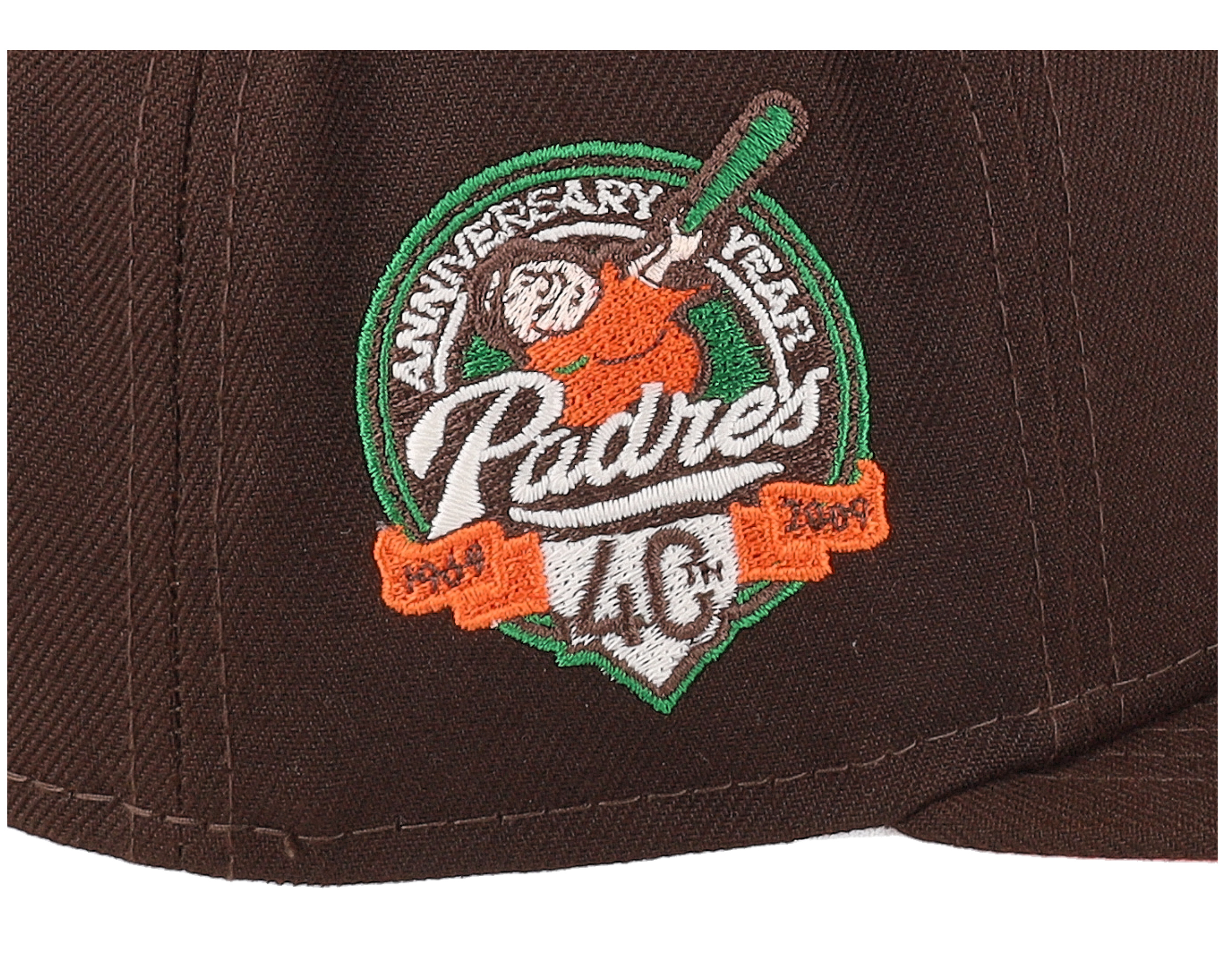 【US限定】NEW ERA 59FIFTY San Diego Padres Brown&Orange 40th Men's San Diego Padres New Era Brown/Orange Spring Color