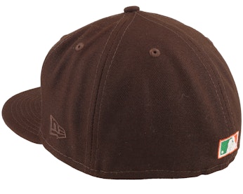 Cincinnati Reds Cacao Blaze 59FIFTY Brown/Orange Fitted