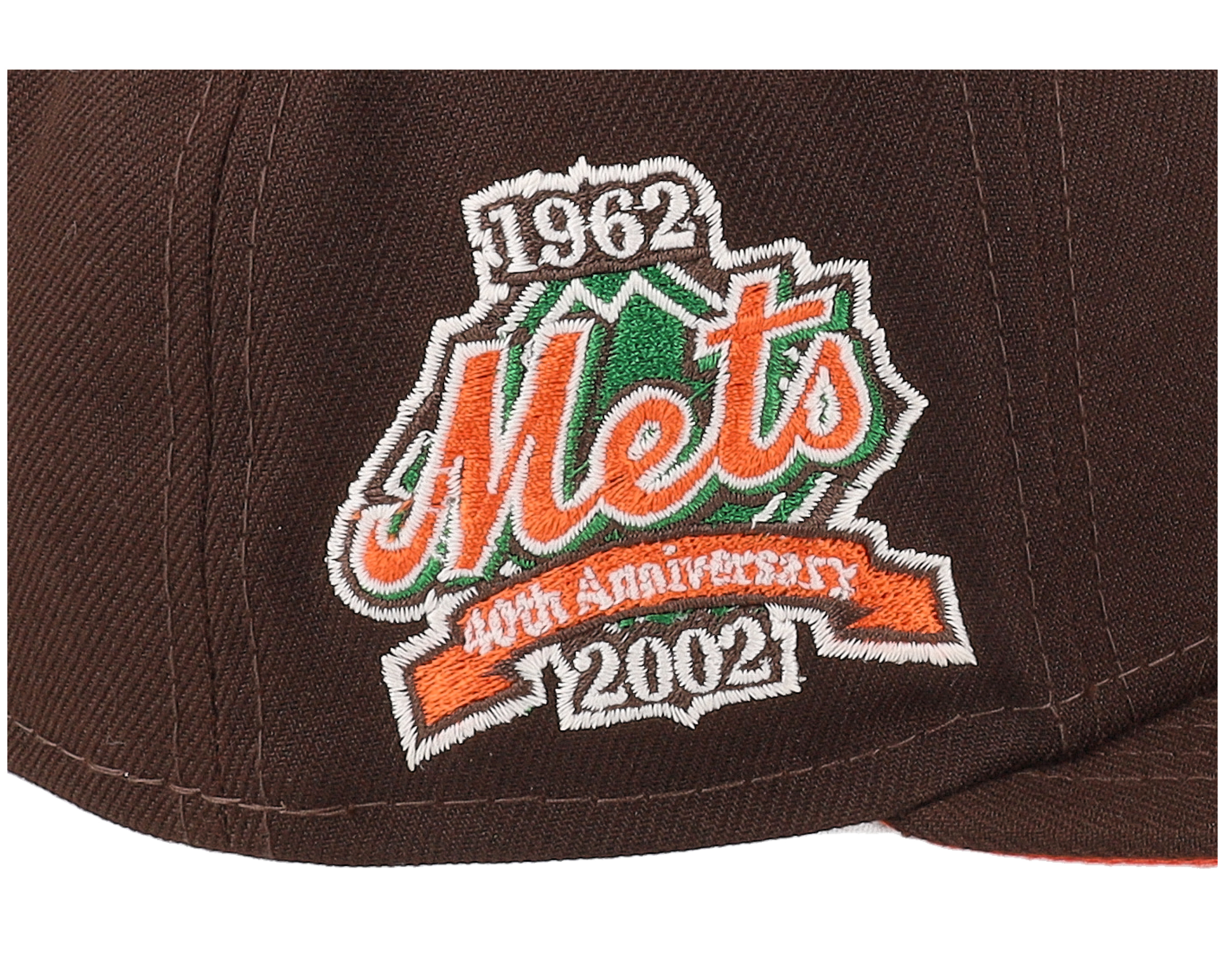 New York Mets Cacao Blaze 59FIFTY Brown Orange Fitted New Era Cap Hatstore