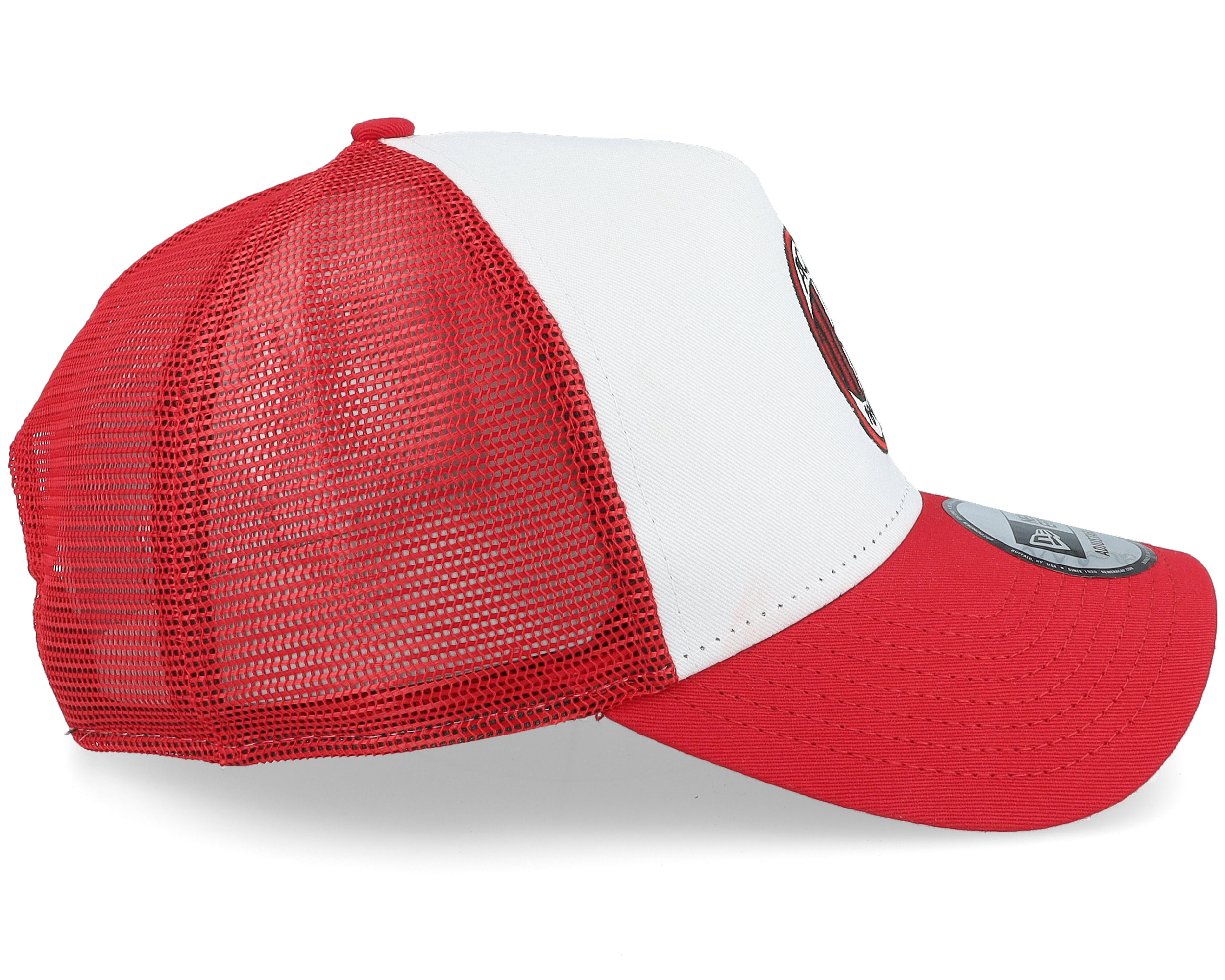 キャップ New Era AC Milan Floris A-Frame Trucker Ball Cap White Scarl 60595509_9FORTYAF_EMEASOCCER25