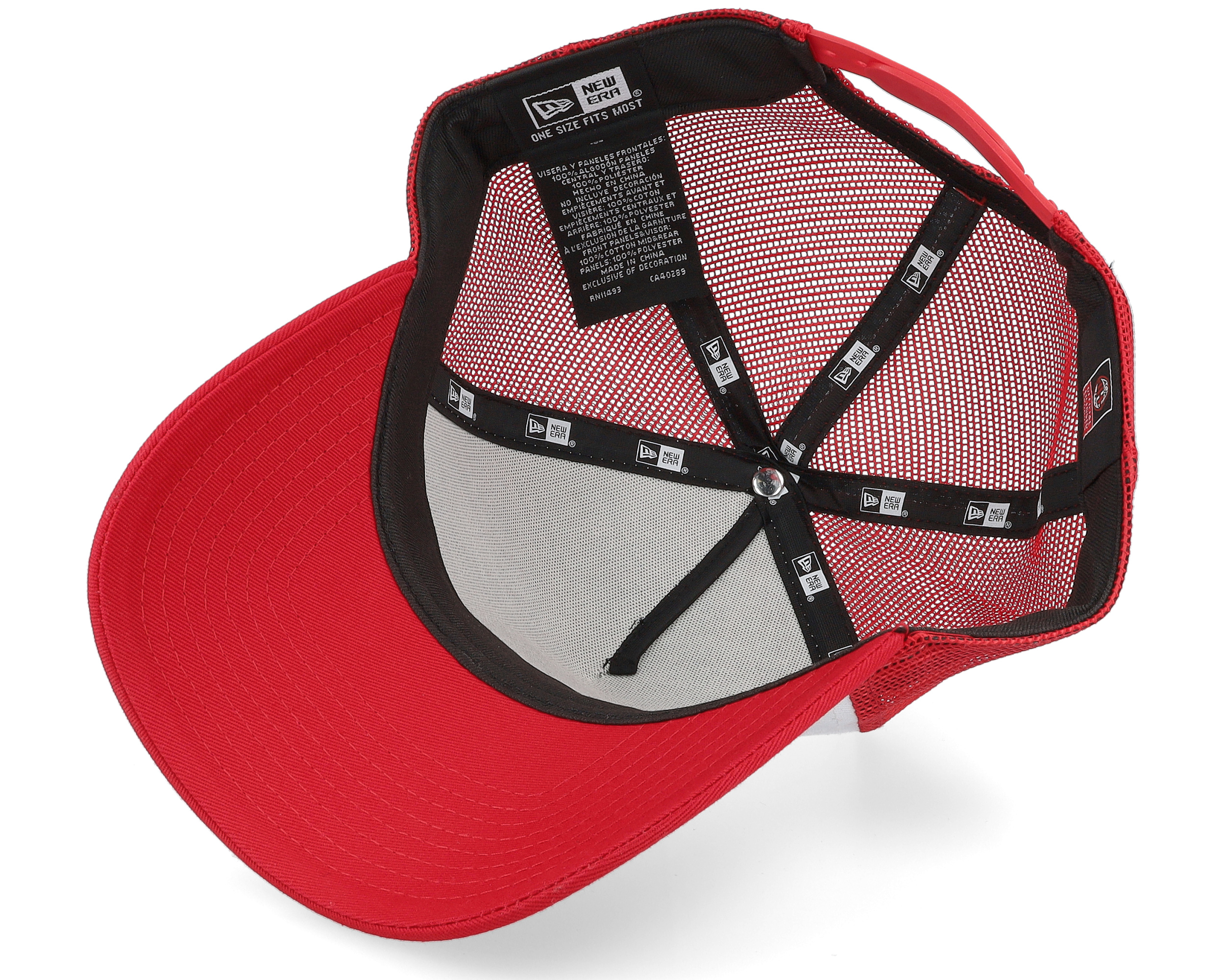 AC Milan Core White/Scarlet A-Frame Trucker - New Era