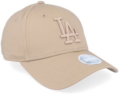 Los Angeles Dodgers Womens League Essential 9FORTY Camel/Camel
